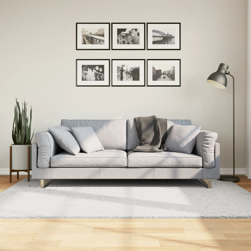 Nahlen Solid Colour Area Rug, Rectangle 140 x 200cm