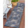 Goldonna Floral Blue/Cream Indoor & Outdoor Area Rug