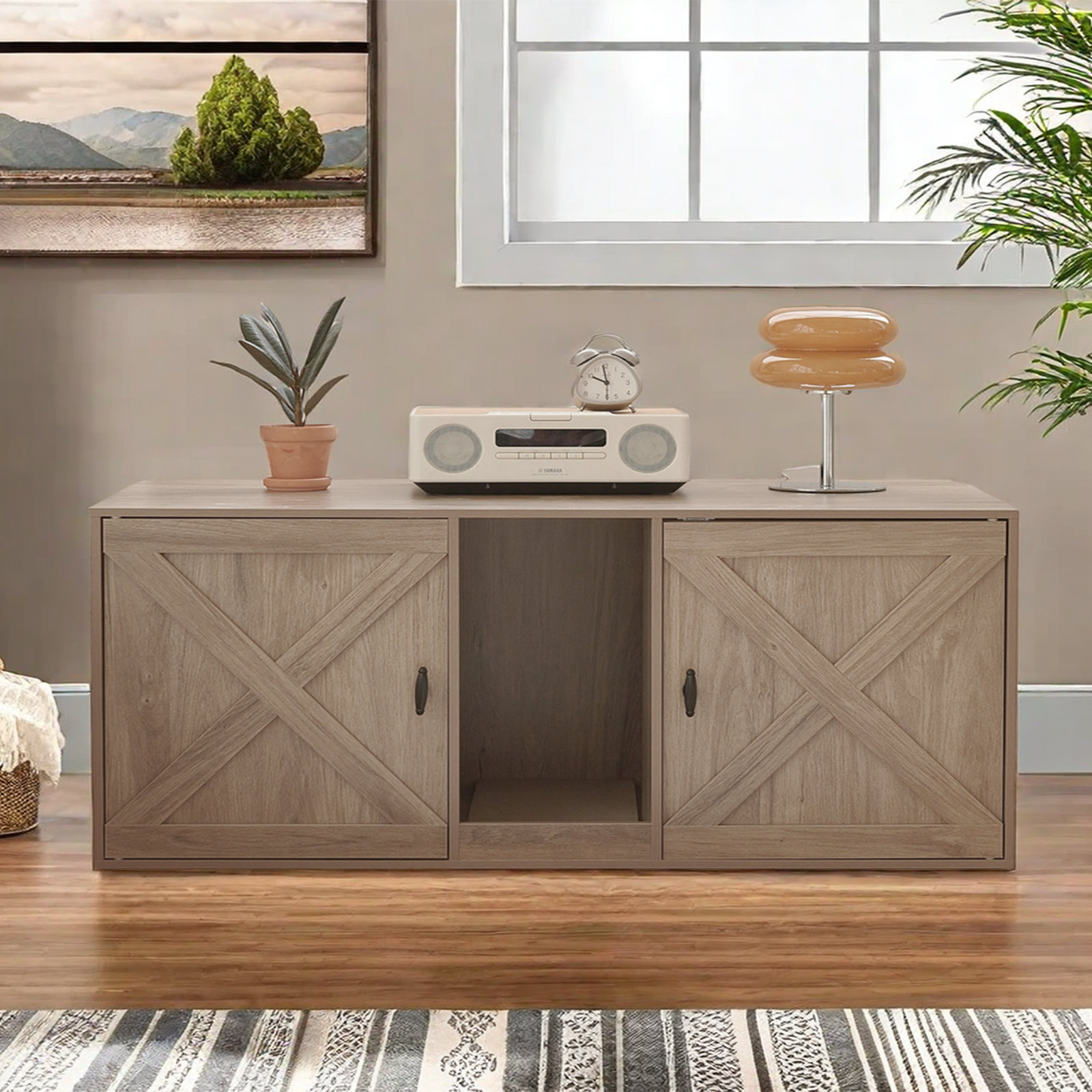 Tucker Murphy Pet™ Cottage Style Cat Litter Box Enclosure & Litter Box