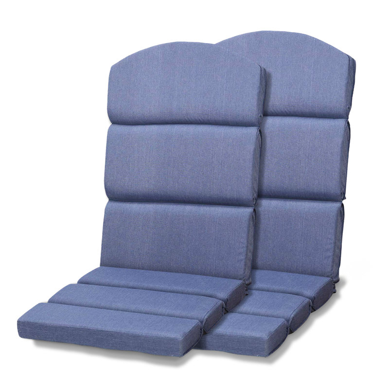 Aoodor Adirondack Chair Cushions, Dark Blue