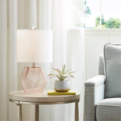 Geometric Glass Table Lamp