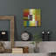 Ivy Bronx «Color Study Abstract 2» par Michelle Calkins, art mural en métal-596006311