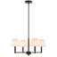 Costa Wrought Iron 4-Light Chandelier-931061353