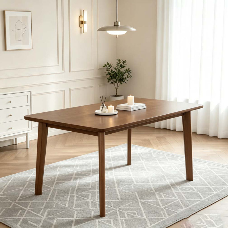 Rustic Farmhouse DiningTable, Walnut