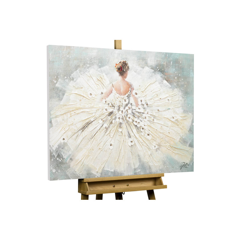 Hand -painted cloud dancer acrylic painting