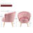 Raelynn Velvet Barrel Chair-2112053223