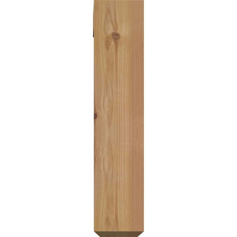 Support triple Ironcrest Maria 4 po Maria, H 16 po x P 14 po, Cèdre rouge de l'Ouest l 4 po x T 2 po (sciage br