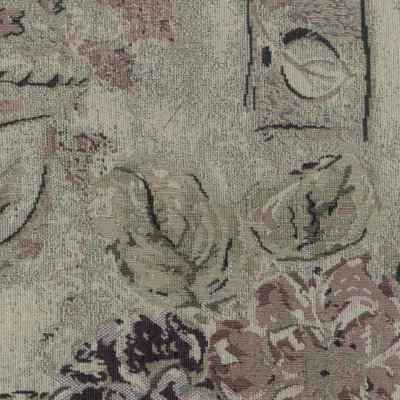 Housse pour futon à motif floral tapisserie