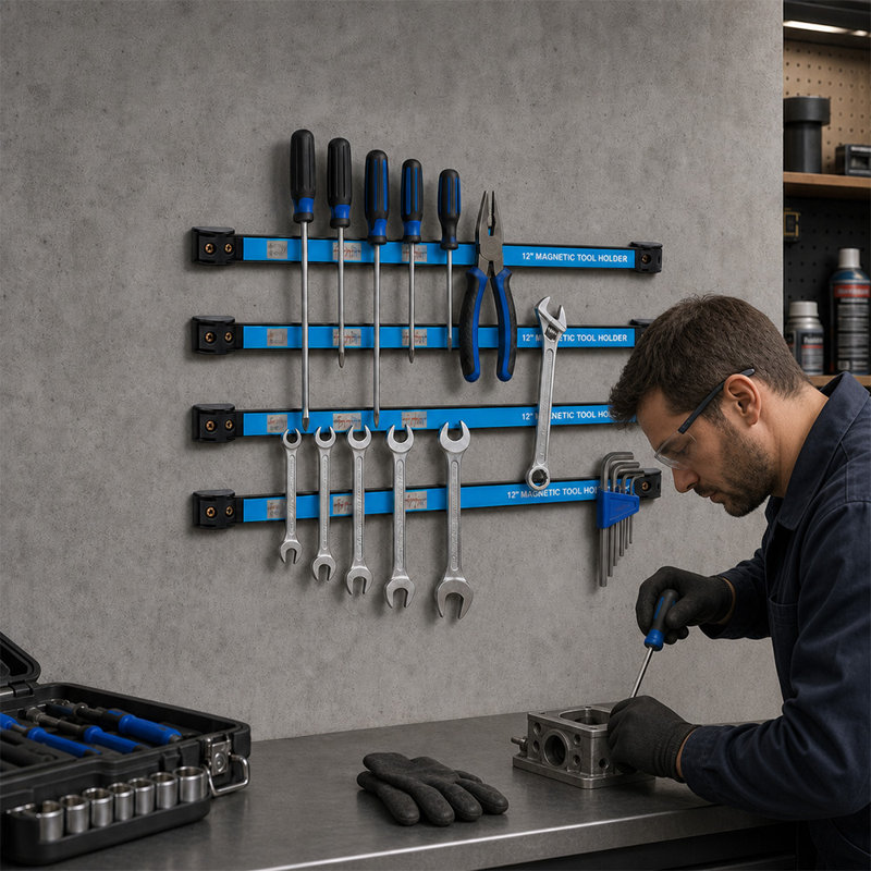 Porte-outils magnétique robuste 4 pièces