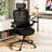 Omir Ergonomic Office Chair With Lumbar Support & Flip Up Arms Home Office Desk Chairs Rockable Swivel High Back Computer Chair  Mesh Study Chair-114488469