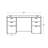 HON MOD Double Pedestal Desk-91696373