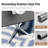 31.5'' x 31.5'' Square Outdoor Patio Black Bistro Table With Solid Powder-Coated Tabletop