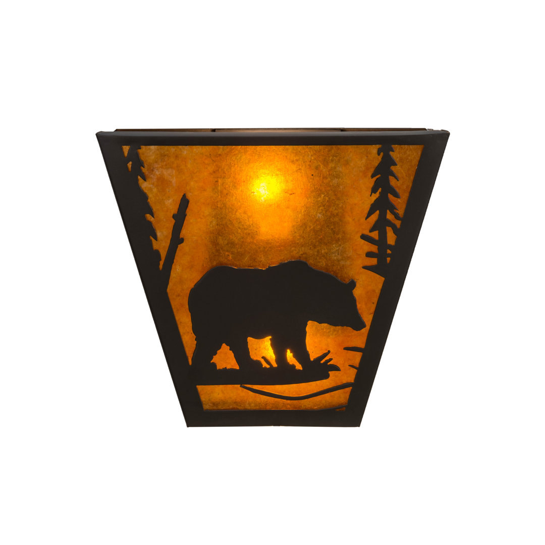 2-Light Bear Creek Flush Mounted Sconce Meyda Lighting 
