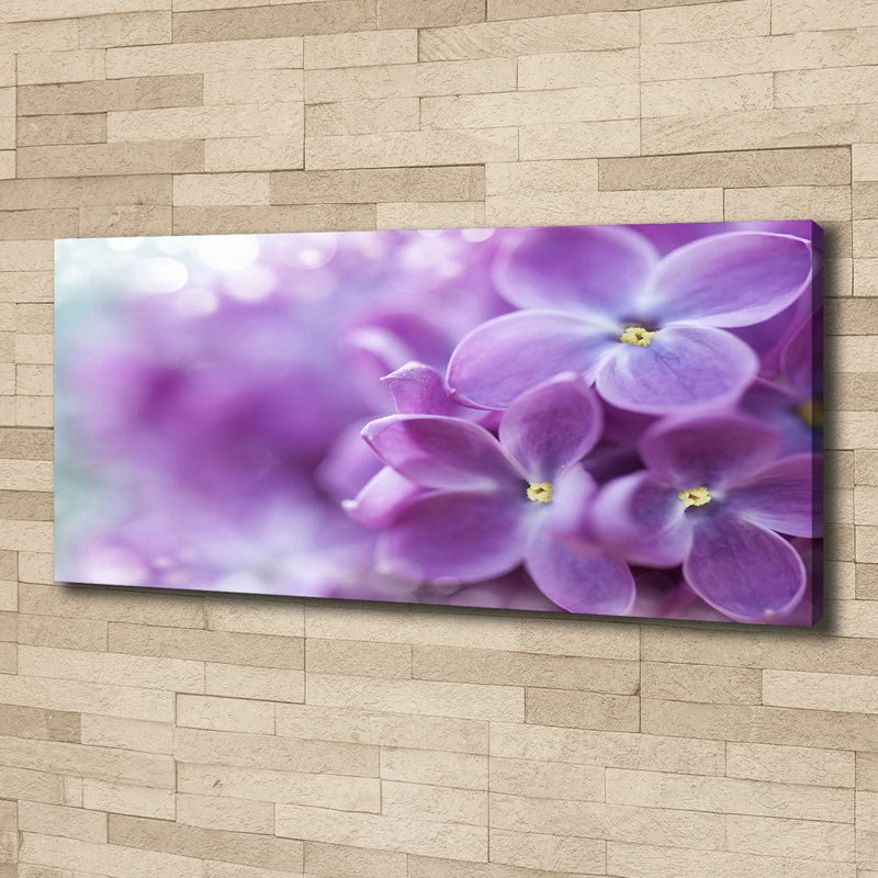 Lilac Flowers - Wrapped Canvas Print