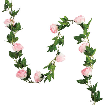 12'' in. Faux Rose Garland