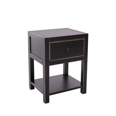 Chavez 41cm W Solid + Manufactured Wood Bedside Table