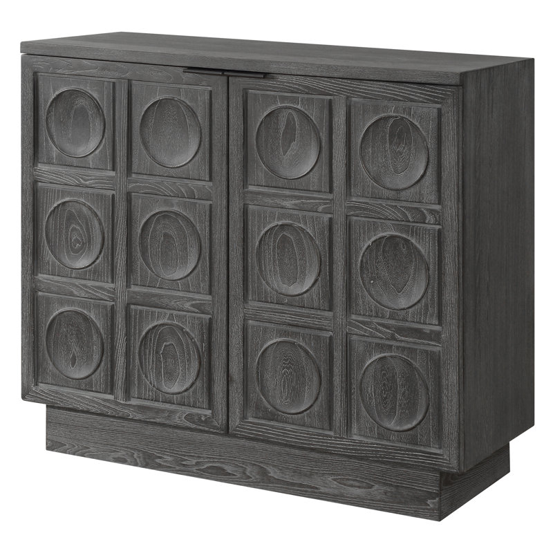 Eduani 2 Door Ebony Stained Cabinet