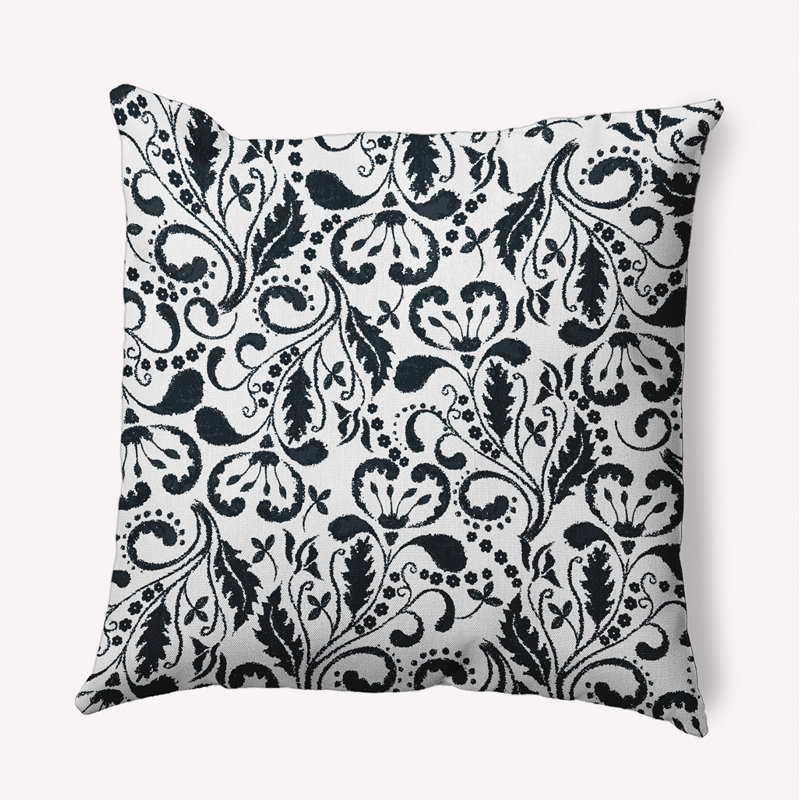  Housse de coussin décoratif en polyester / mélange de polyester par E by Design, Noir, 16 po x 16 po