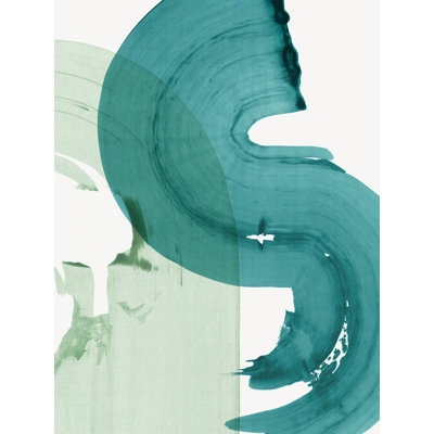 Mouvement vert I sur toile