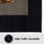 Tapis géométrique noir / brun-713123703