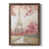 Toile avec cadre en noyer