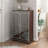 Shoe Storage Cabinet with Elegant Decor Mirrored