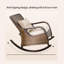 Chaise berçante ergonomique en alliage d'aluminium-111615469