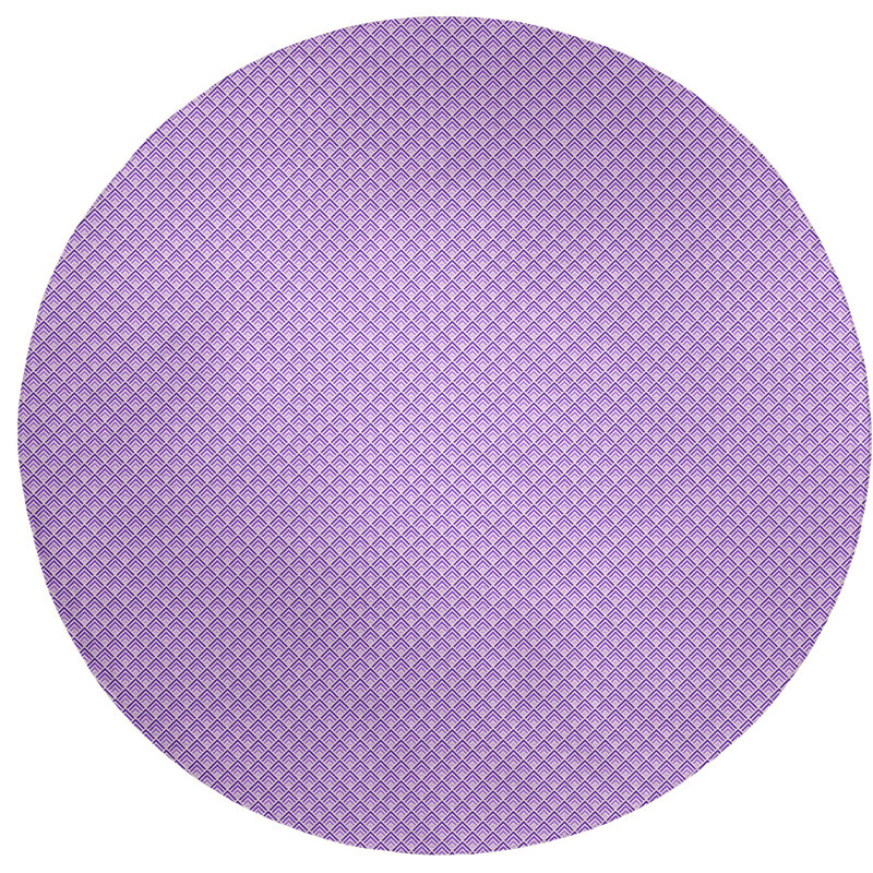 Tapis de zone mauve dégradé géométrique classic, Rectangle 2 pi x 3 pi