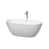 Blanc mat / chrome poli