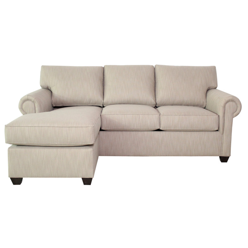 Charlotte 86" Wide Reversible Sleeper Sofa & Chaise with Ottoman, Hybrid, Dorset Taupe