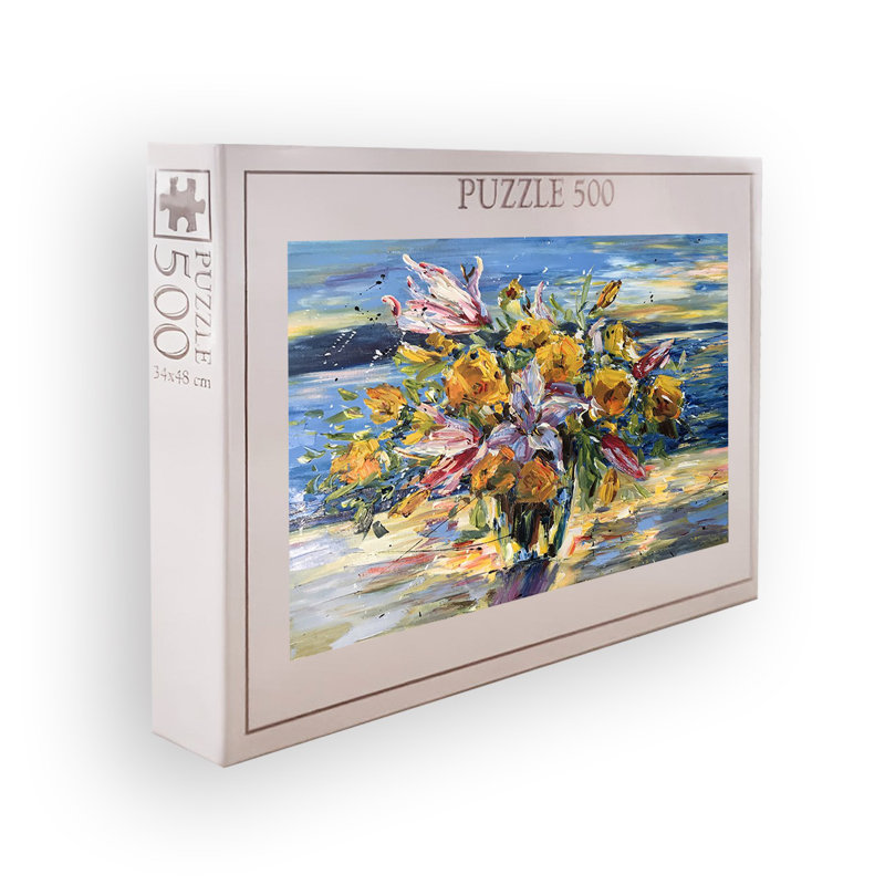 500-Piece Puzzle, 100% Cardboard, 18.9 x 13.4 inches | Box Size: 13.2 x 9.1 x 2.0 inches | Perfect for Family Fun & Relaxation, High-Quality, Durable Pieces for Easy Assembly, Ideal Gift for Puzzle Lovers