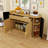 Wooden Sideboard with Storage Shelves and Drawers-190218170