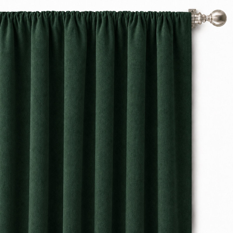 Solid Velvet | Tuscan Fabric, Hunter