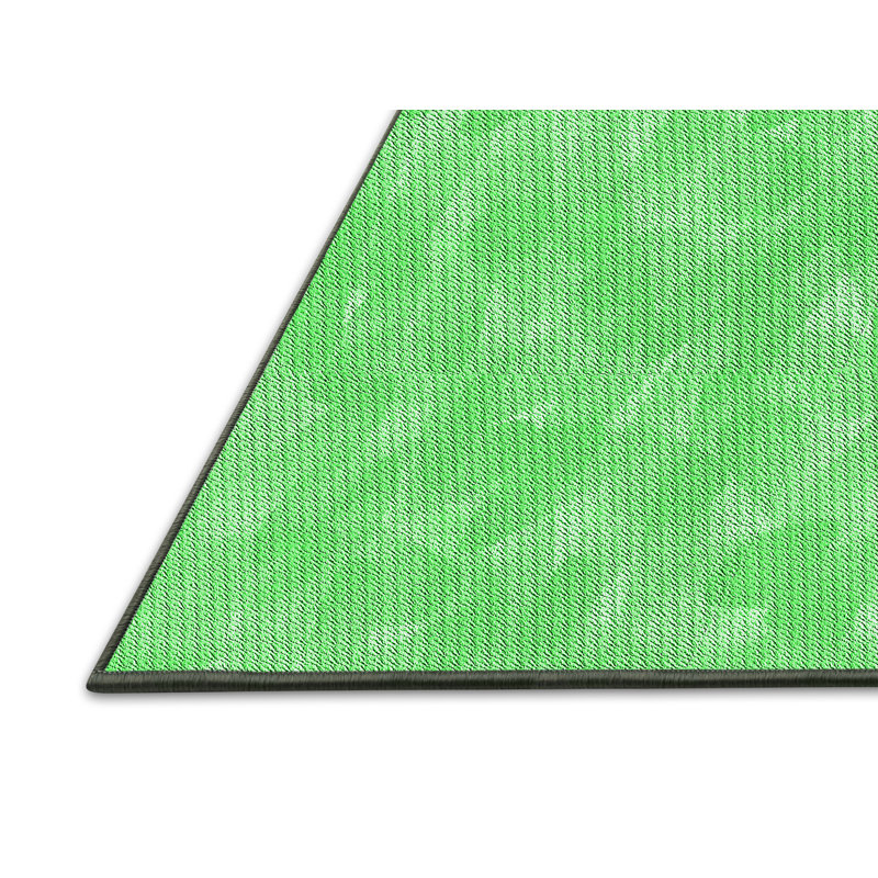 Vert Tapis décoratif, Rectangle 2 pi x 3 pi