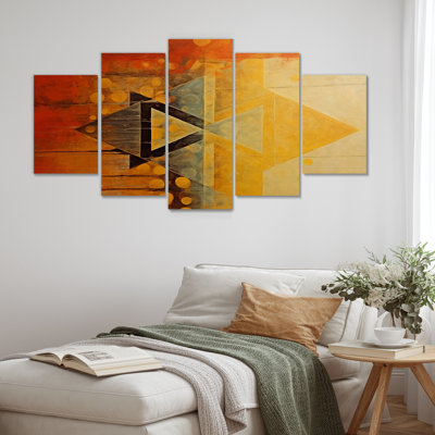 Cuong - Geometric Wall Art Decor 5 Piece