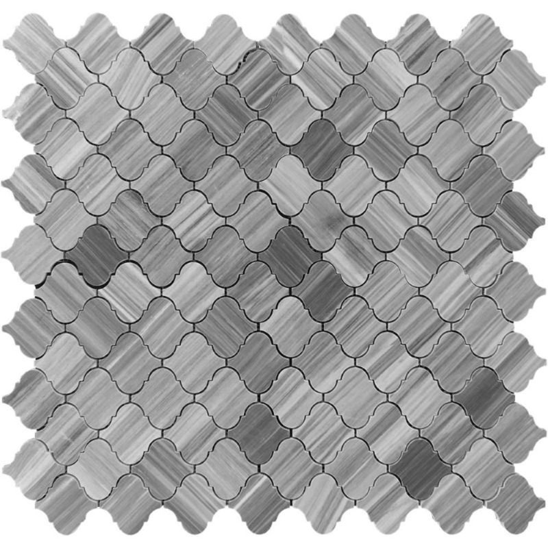 2" x 2" Marble Arabesque Mosaic Wall & Floor Tile