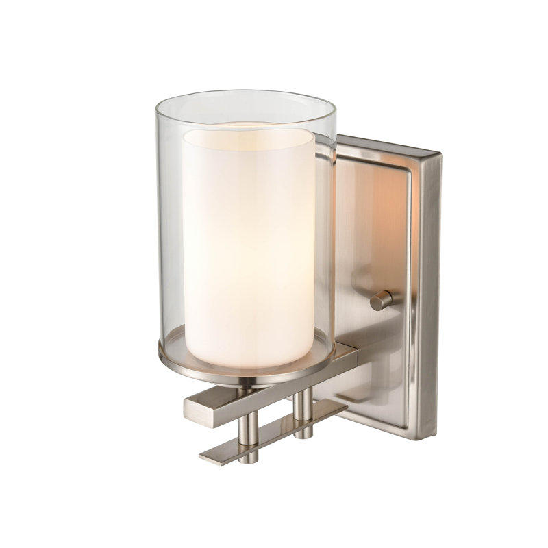 Reeser Armed Sconce, Brushed Nickel