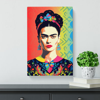 Frida Kahlo Op - No Frame Print
