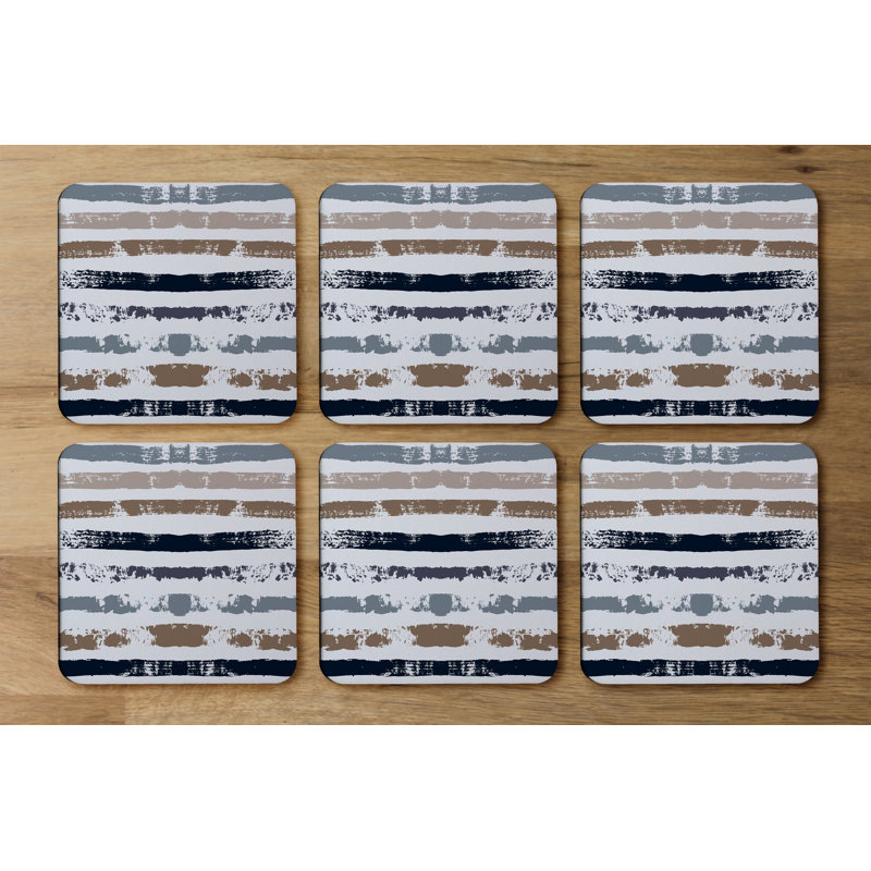Square 6 Piece Coaster Set