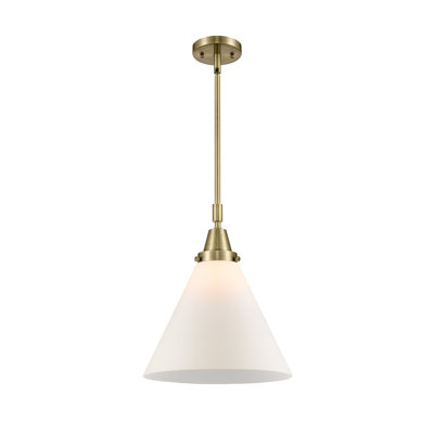 Luminaire suspendu conique 1 lumière Ashwath