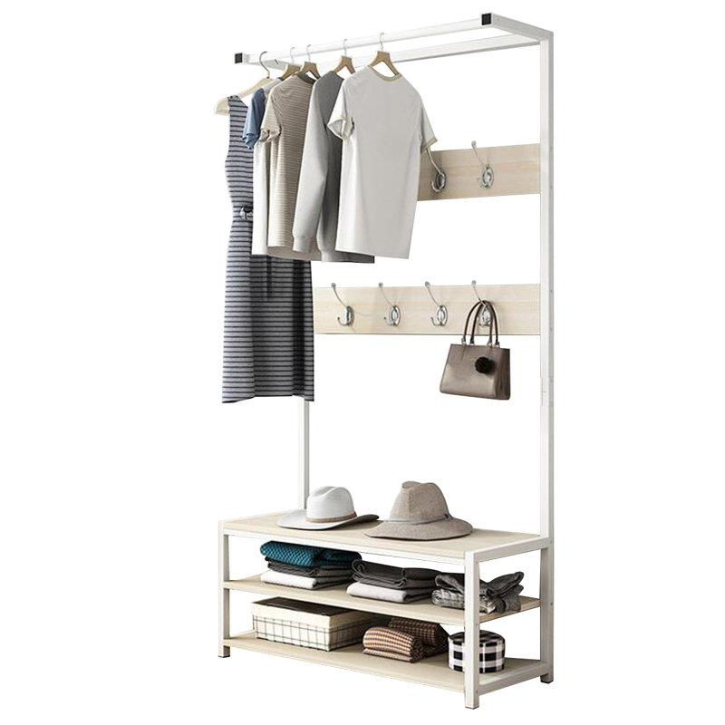 Valet Pasquina, H 66,93 po x l 31,4 po x P 13,39 po, Beige