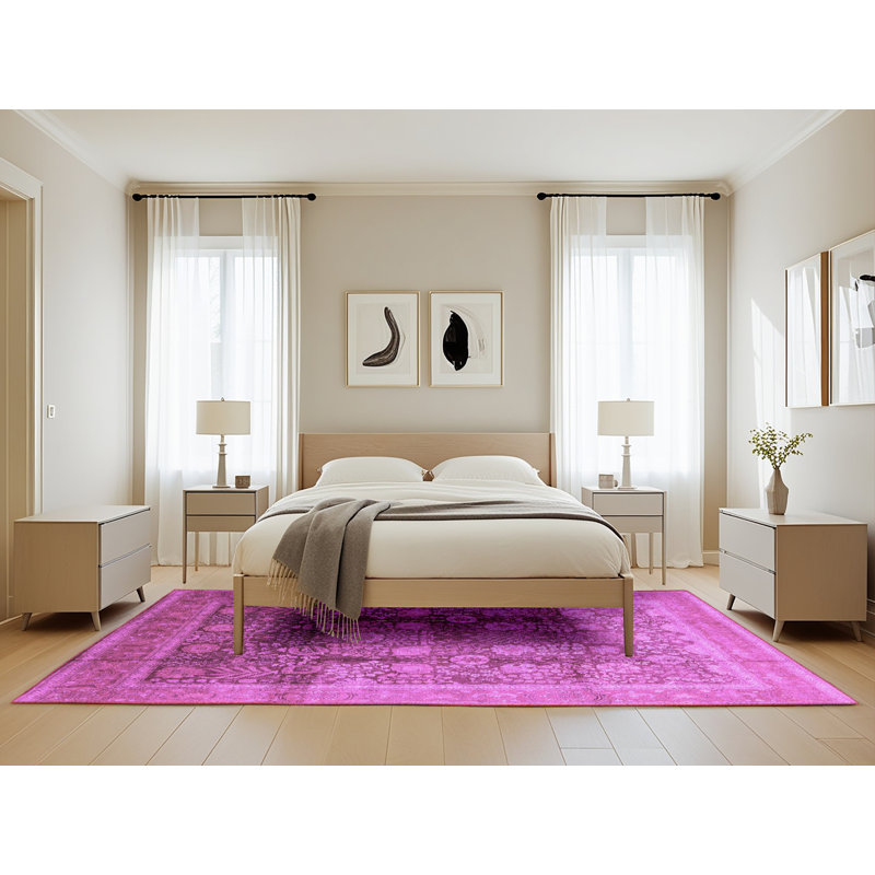 Washable Oriental Indoor Rug, Rectangle 5' x 8'