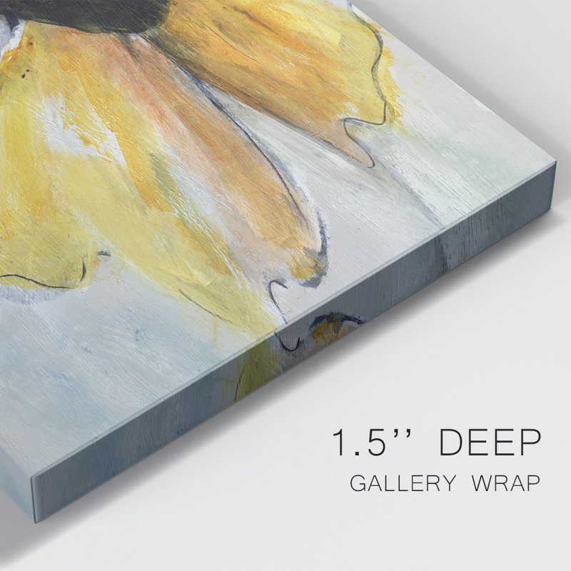 Sunny Days II - peinture sur toile tendue, H 27 po x l 16 po x P 1 po