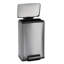13 gallons Marchepied rectangulaire en acier inoxydable