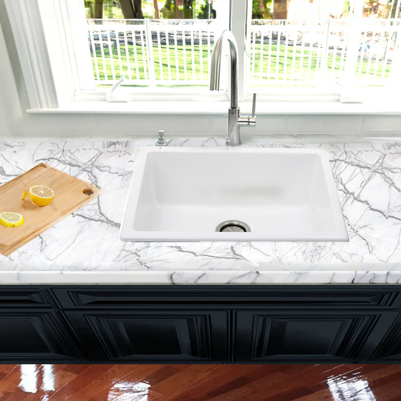 24'' L Single Basin Kitchen Sink