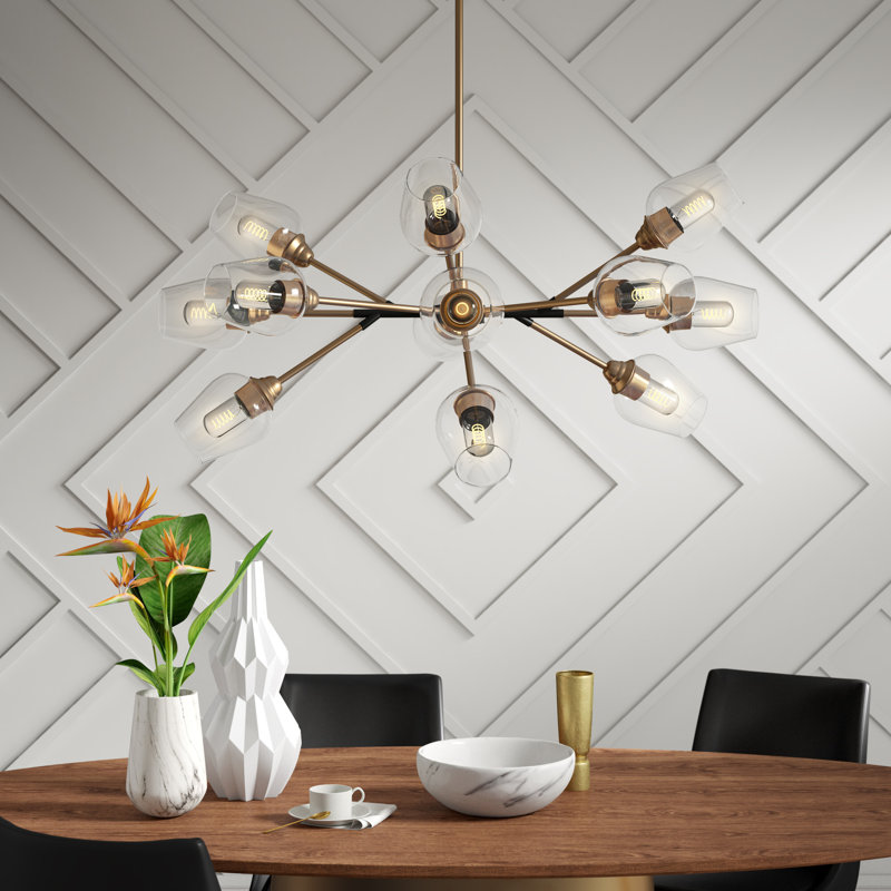 Apel 12 - Light Dimmable Sputnik Sphere Chandelier