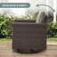 Ingvald 9-11 Person All-Weather Wicker Outdoor Conversation Set Seating Group With Swivel Chairs-956089733