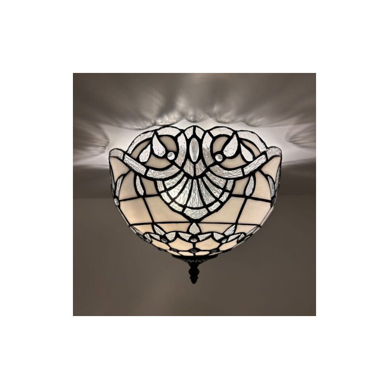 Tiffany Glass Flush Mount