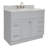Hamlet 43'' Single Bathroom Vanity with Carrara Marble Top-60199502