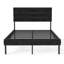 Base de lit tapissier grand format avec tête de lit, aucun sommier requis, rangement sous le lit 14 po-577732064-577732066